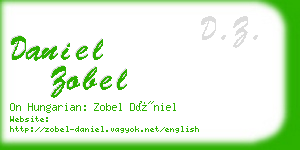 daniel zobel business card